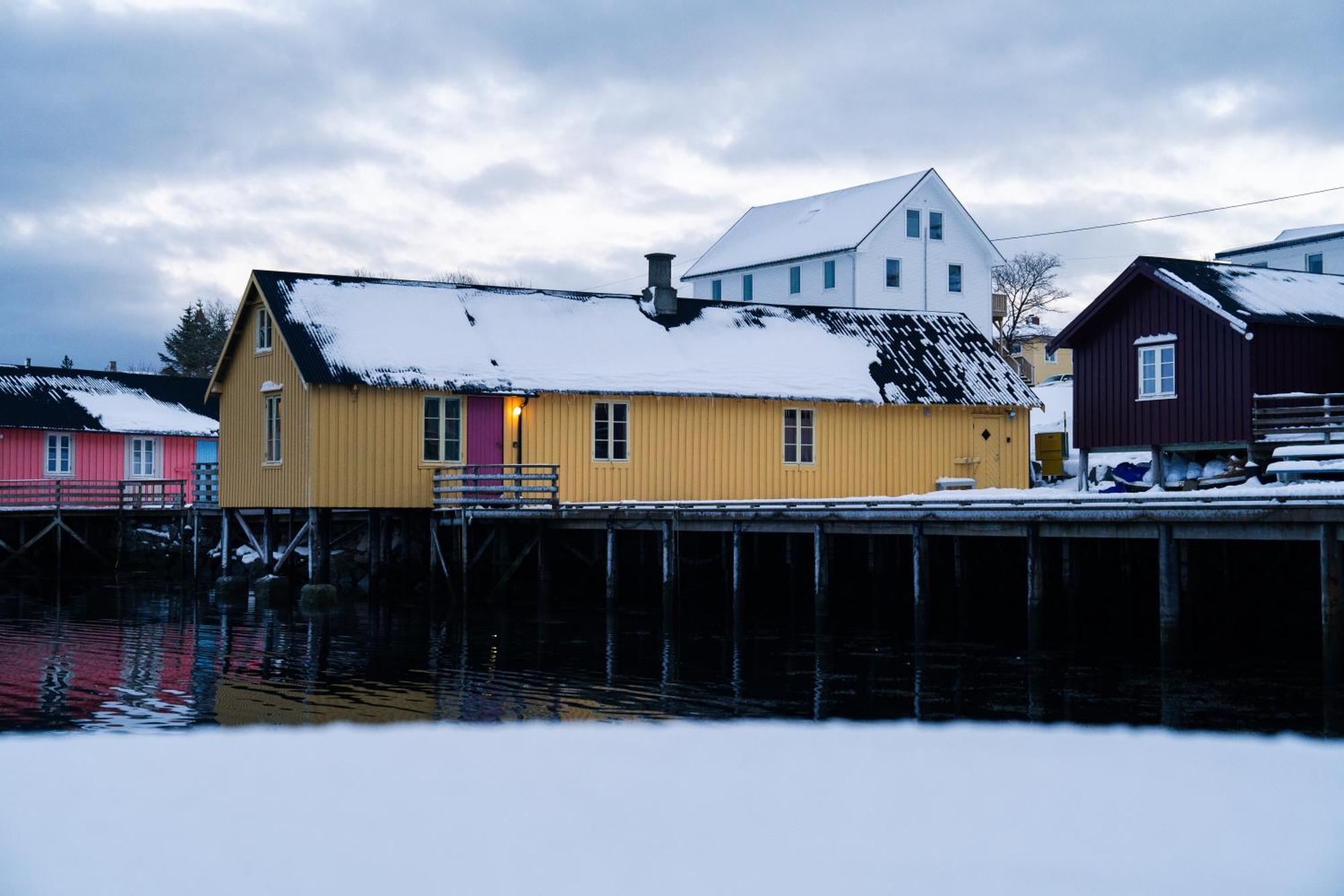 Kraemmervika Rorbuer - Rustic Cabins In Lofoten Ballstad Exterior photo