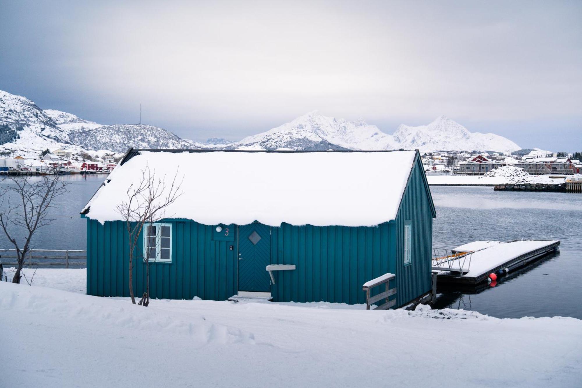 Kraemmervika Rorbuer - Rustic Cabins In Lofoten Ballstad Exterior photo